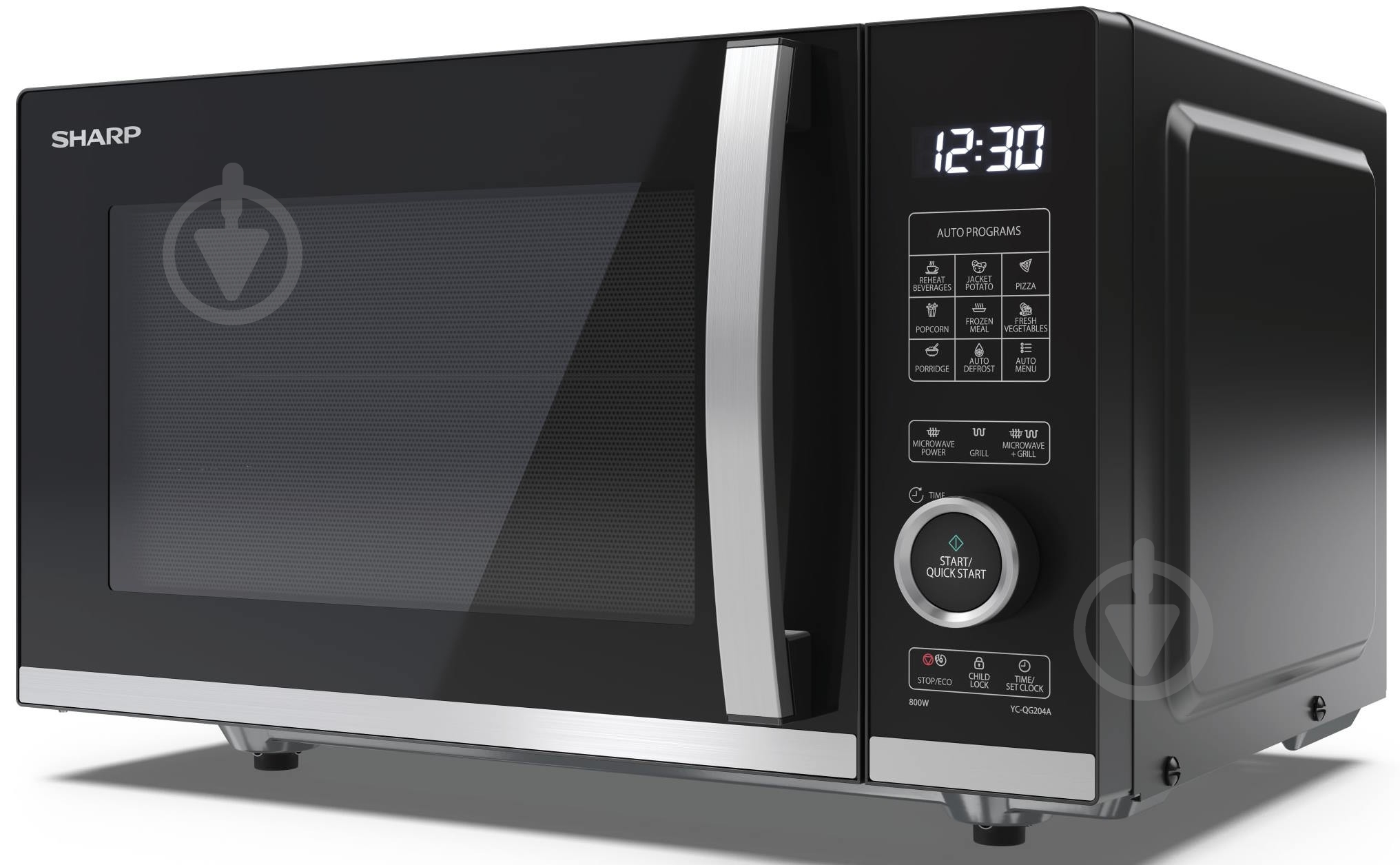 Микроволновая печь Sharp YC-QG234AE-B - фото 2 Микроволновая печь Sharp YC-QG234AE-B - фото 2