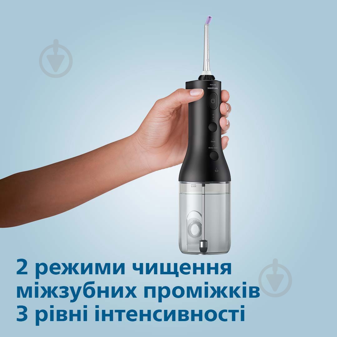 Набор Philips Ирригатор HX3826/33 + насадки HX3062/00 - фото 7