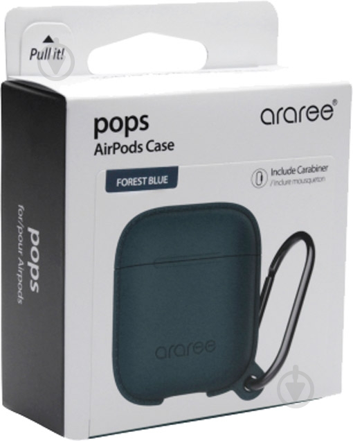 Чехол для наушников Araree Pops Apple AirPods blue - фото 6 Чехол для наушников Araree Pops Apple AirPods blue - фото 6