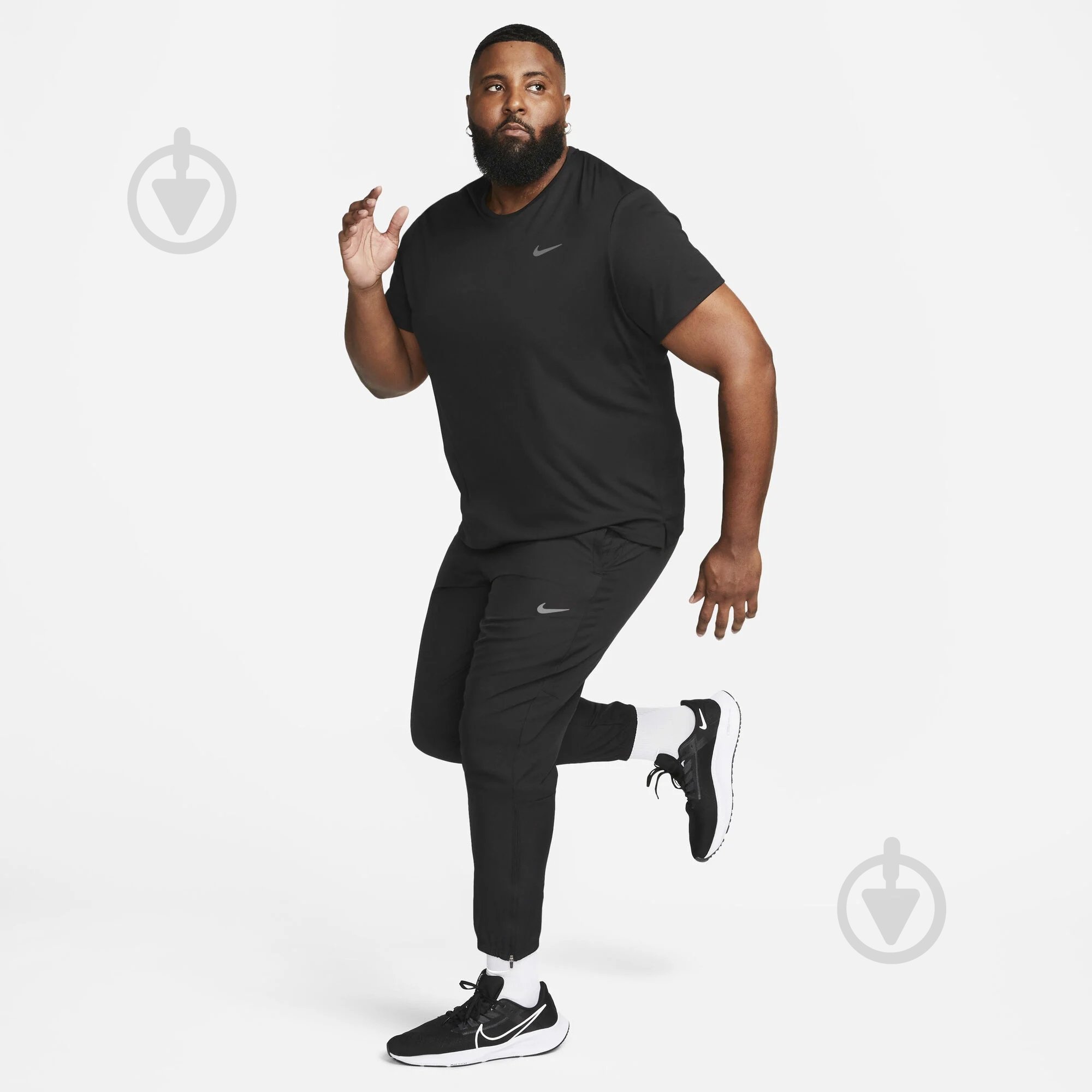 Футболка Nike M NK DF UV MILER SS DV9315-010 р.4XL чорний - фото 11