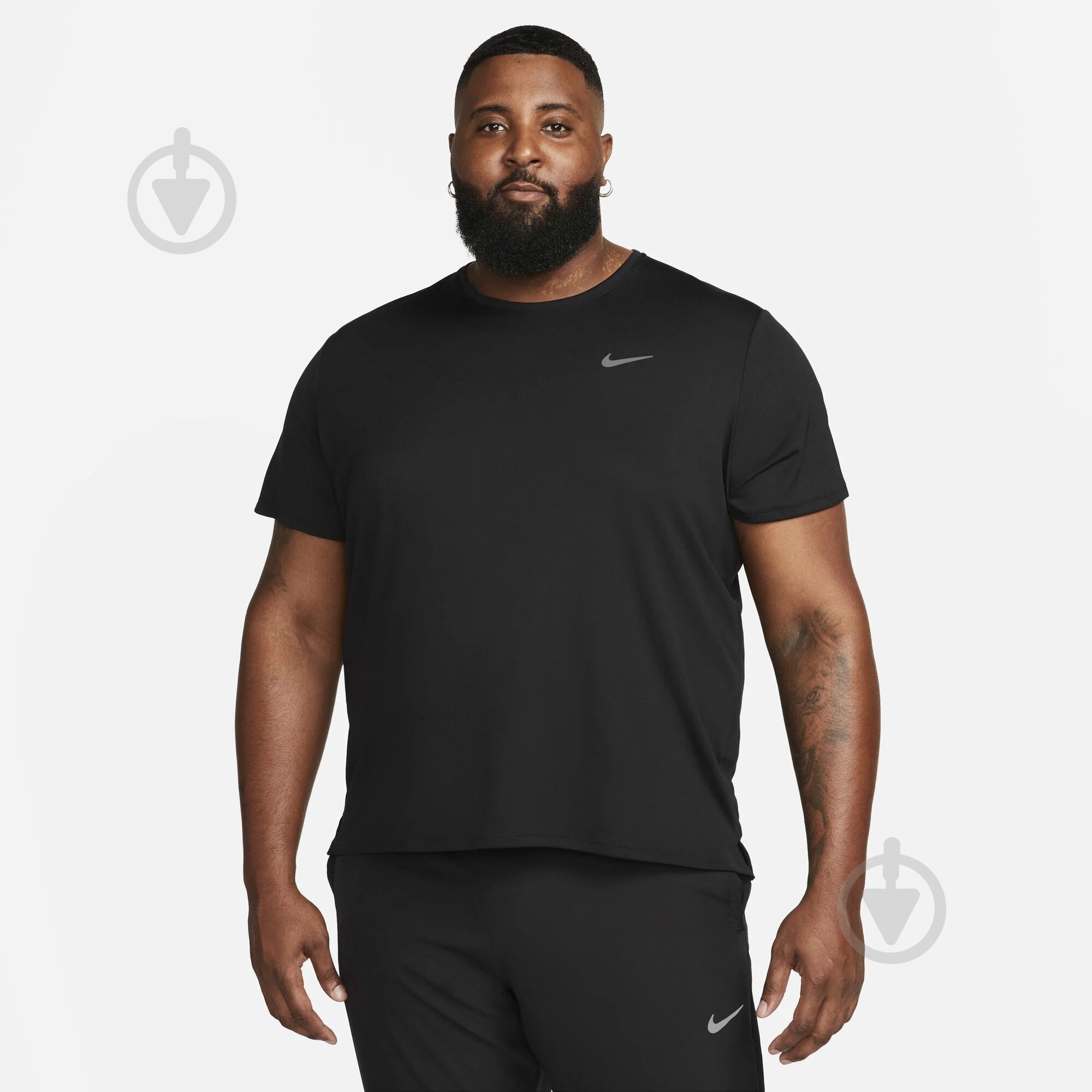 Футболка Nike M NK DF UV MILER SS DV9315-010 р.4XL чорний - фото 7