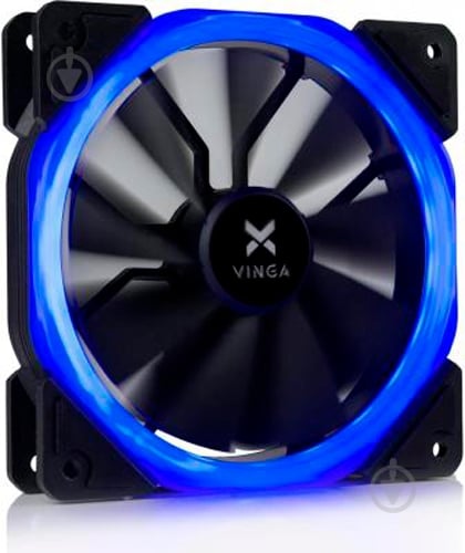 Корпусный кулер Vinga LED fan-01 blue - фото 1