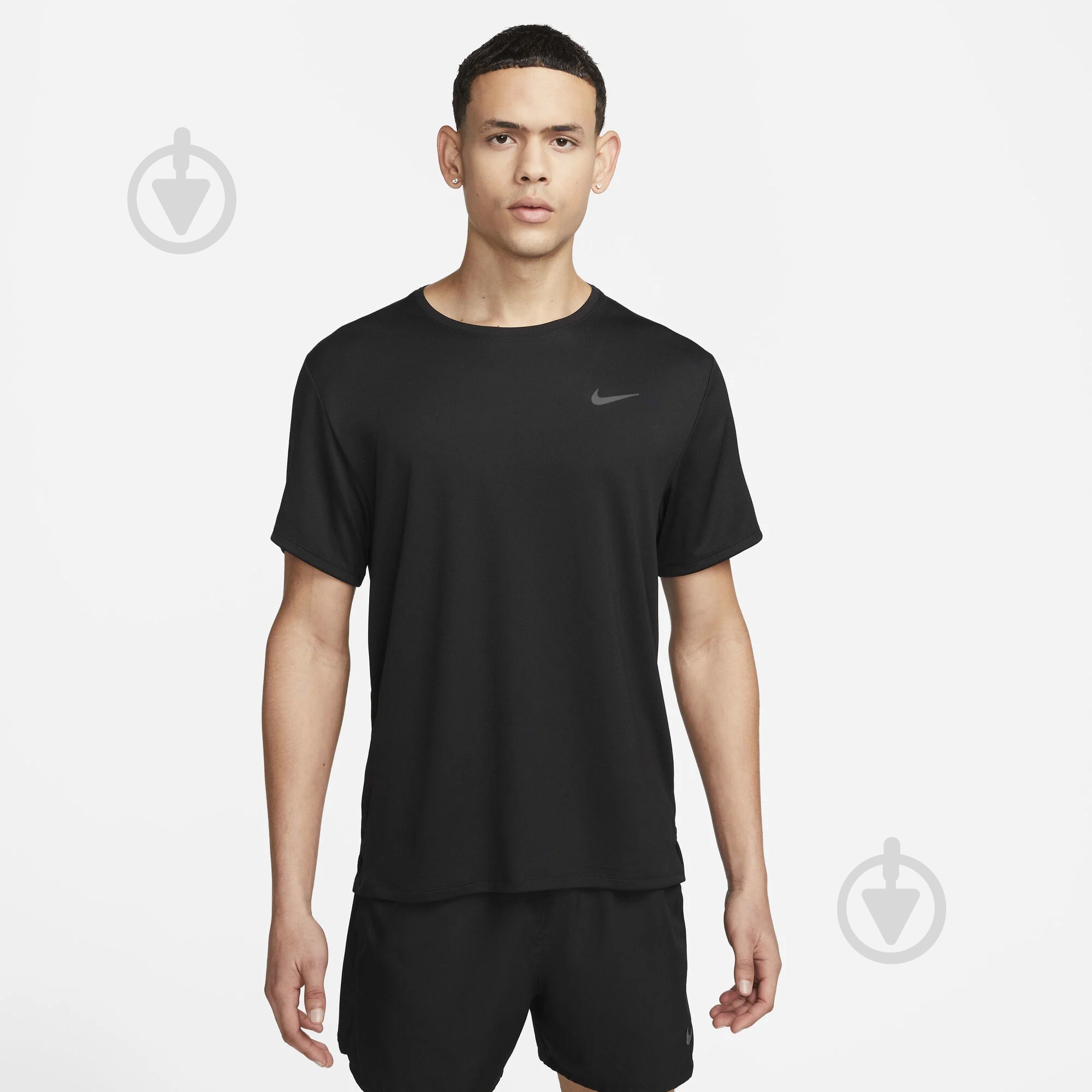 Футболка Nike M NK DF UV MILER SS DV9315-010 р.3XL чорний - фото 1