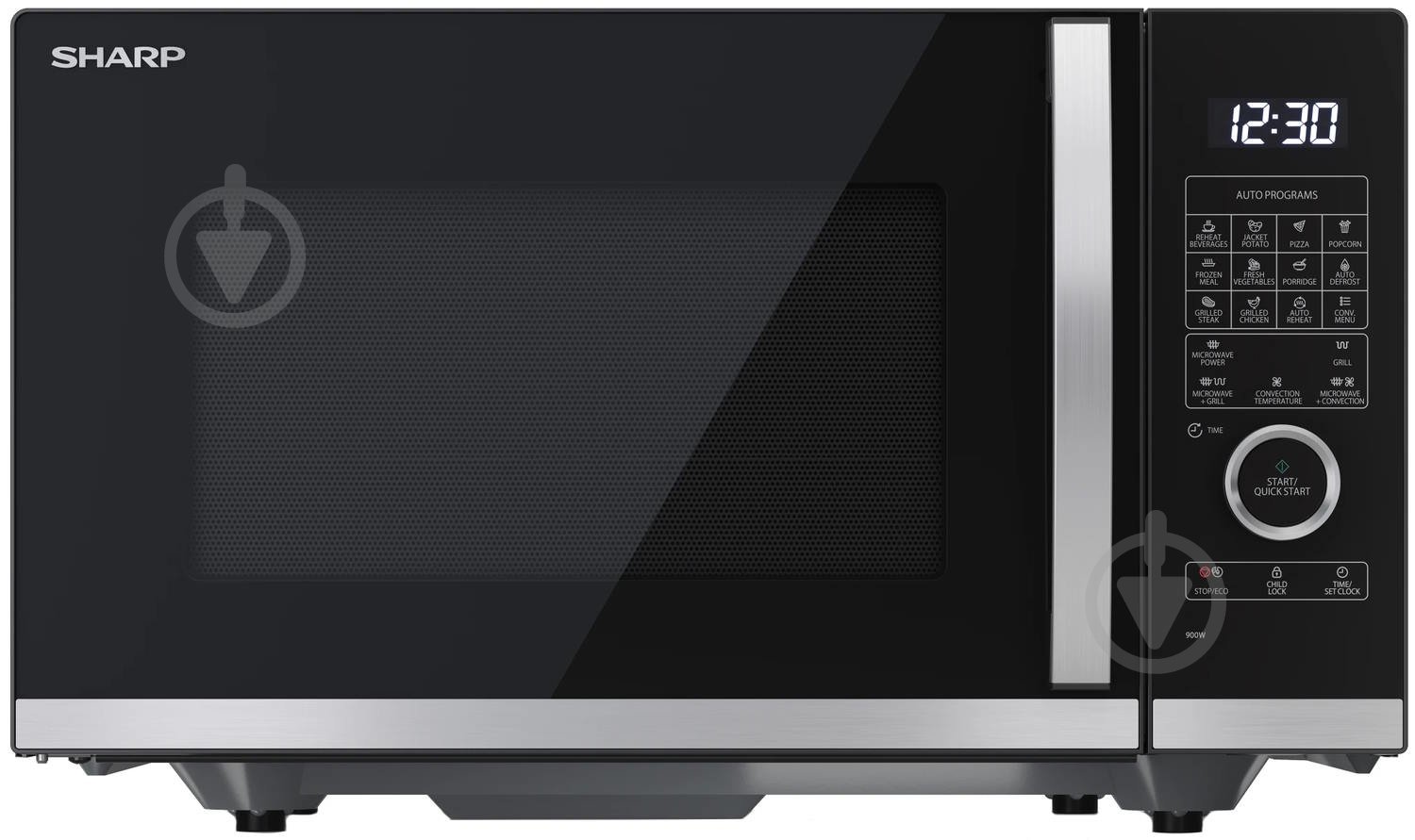 Микроволновая печь Sharp YC-QC254AE-B - фото 1 Микроволновая печь Sharp YC-QC254AE-B - фото 1