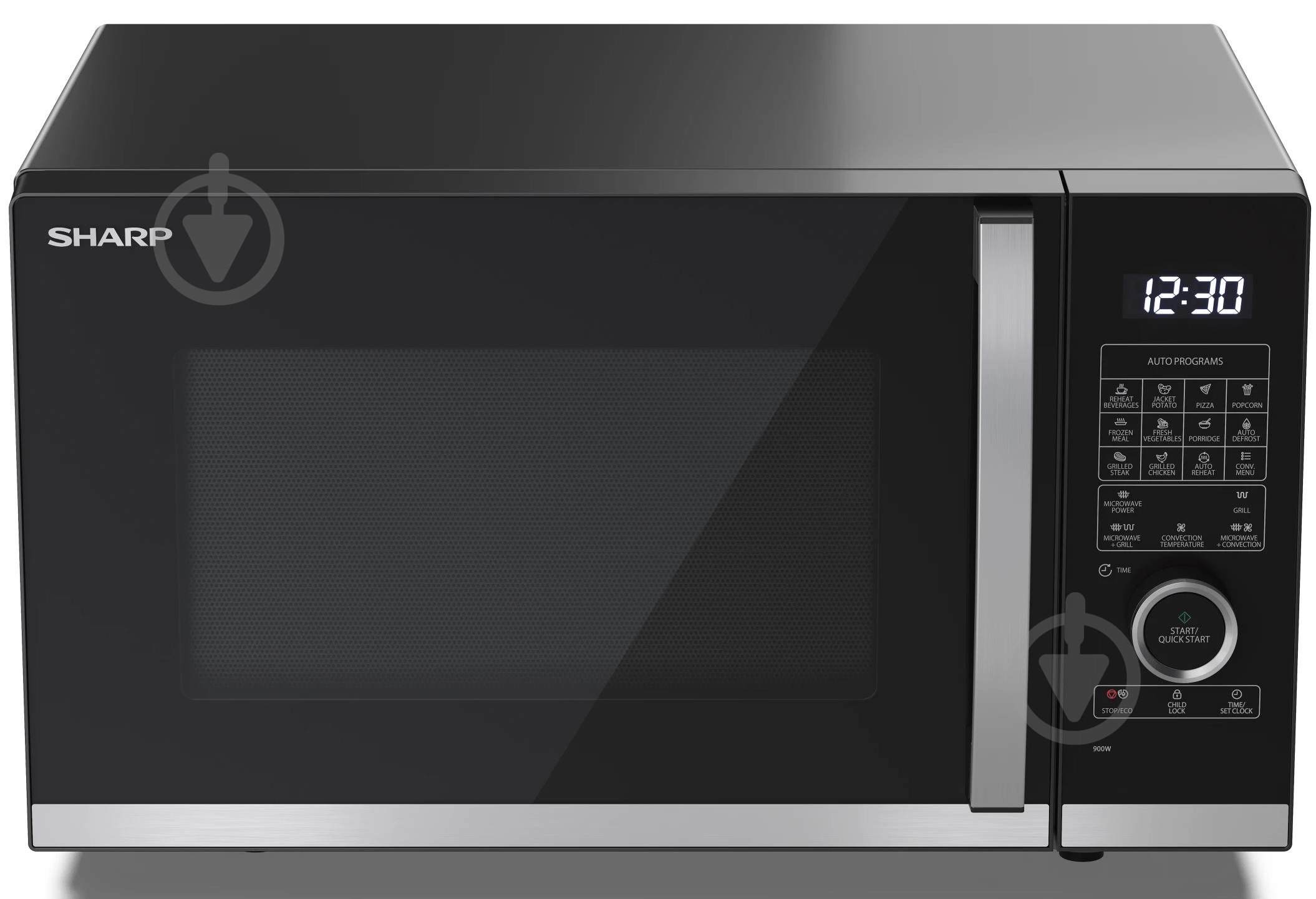 Микроволновая печь Sharp YC-QC254AE-B - фото 2 Микроволновая печь Sharp YC-QC254AE-B - фото 2