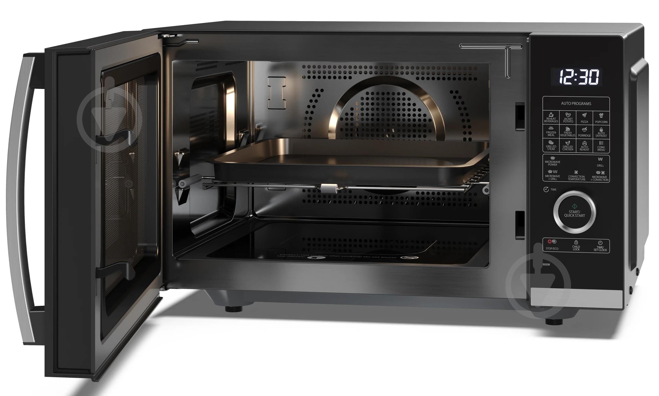 Микроволновая печь Sharp YC-QC254AE-B - фото 4 Микроволновая печь Sharp YC-QC254AE-B - фото 4