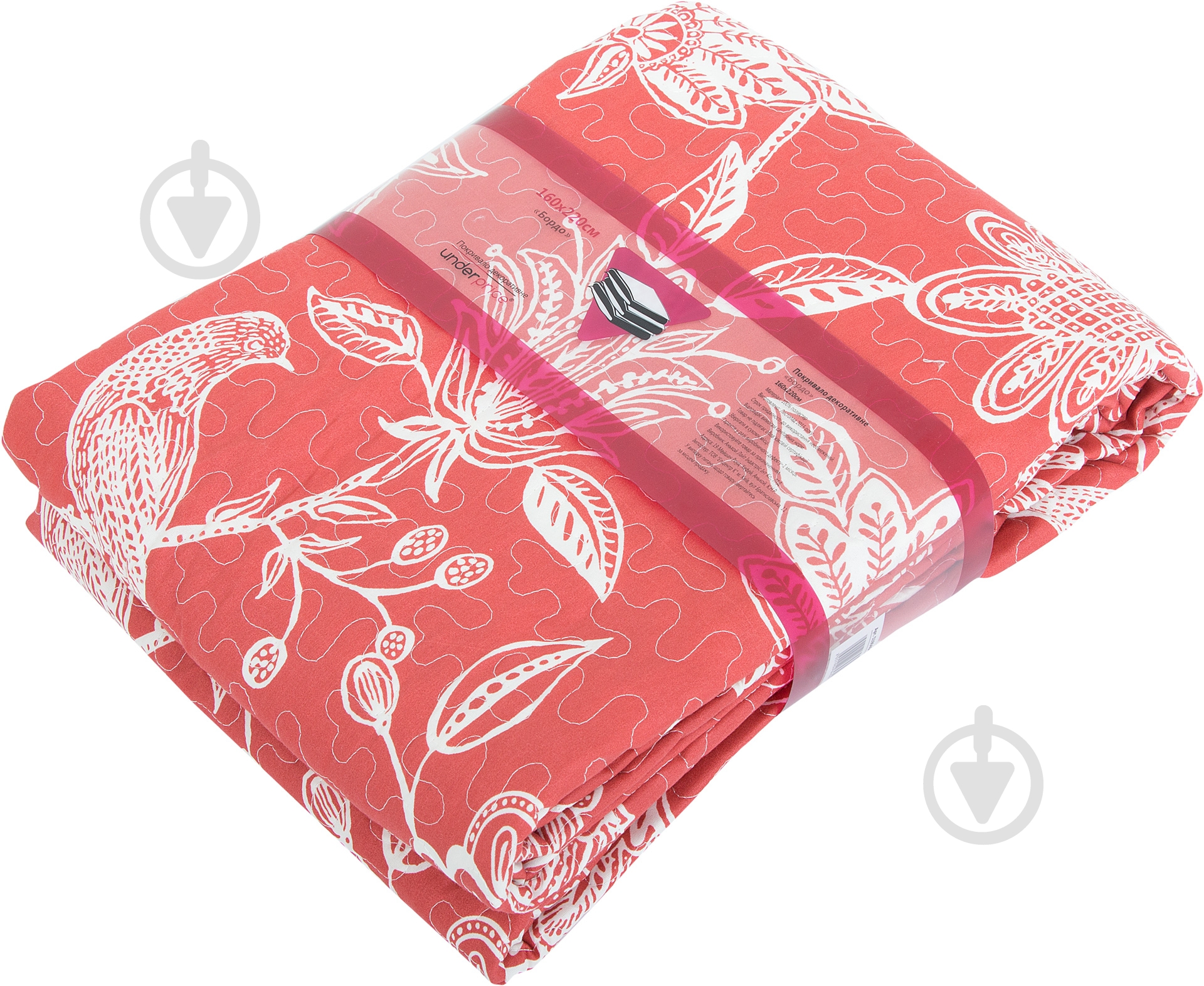 Покрывало 160x240 см Underprice бордовый - фото 4