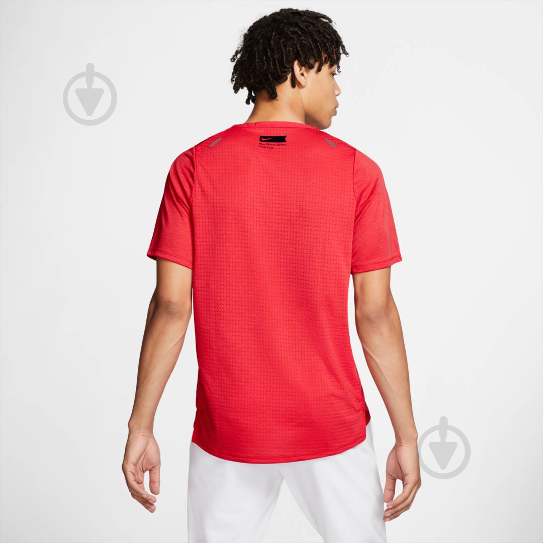 Футболка Nike M NK RISE 365 SS TOP BRS CU3419-631 р.S красный - фото 3
