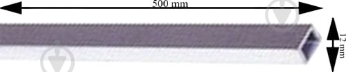 Листелло Cerossa Ceramica темное серебро 1,2x50 см - фото 2