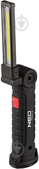 Фонарь NEO tools 2 в 1 USB 3ВТ LEDCOB (99-041) черный - фото 1