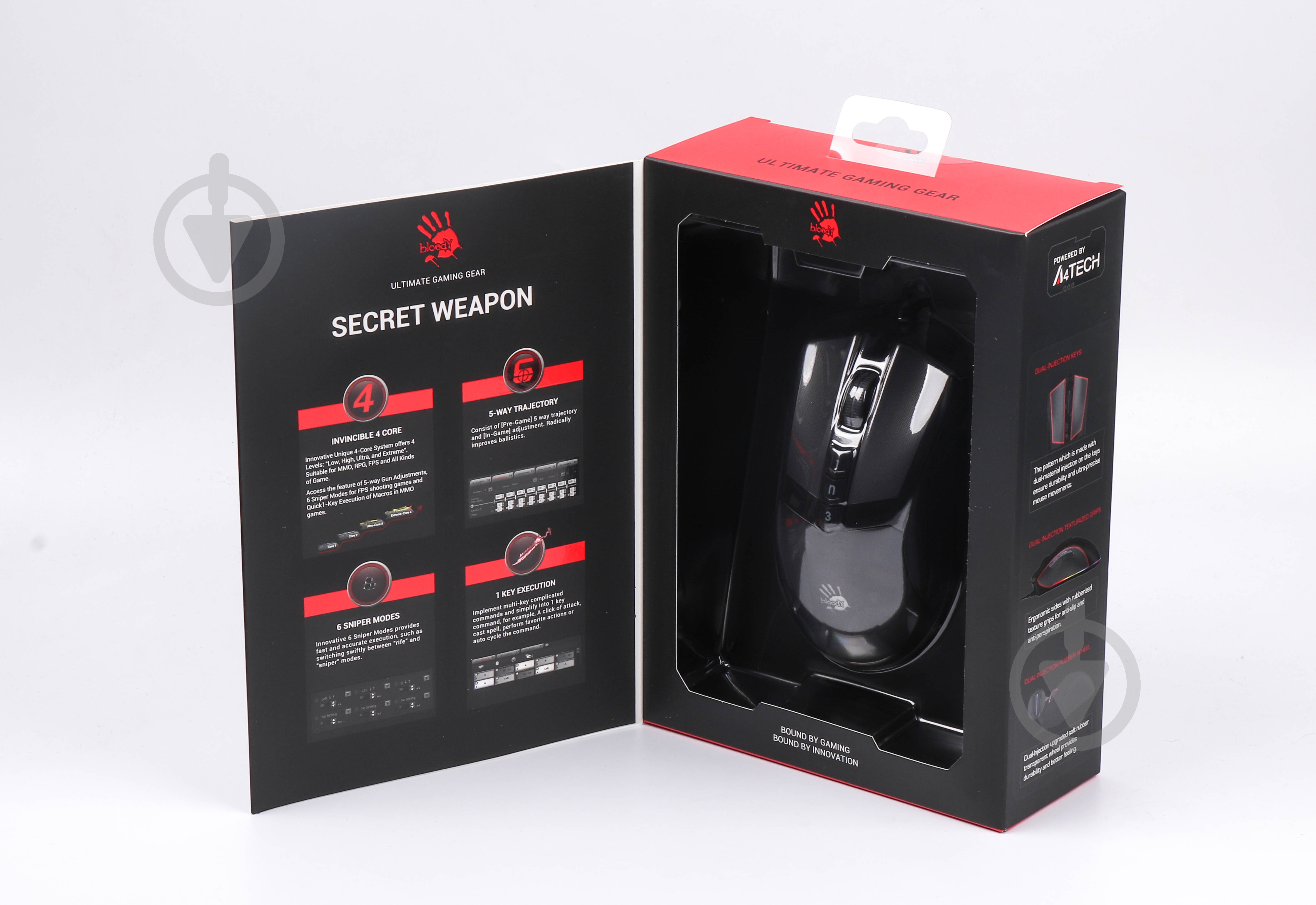 Мышка A4Tech W90 Max Bloody (Stone black) Activated RGB - фото 6