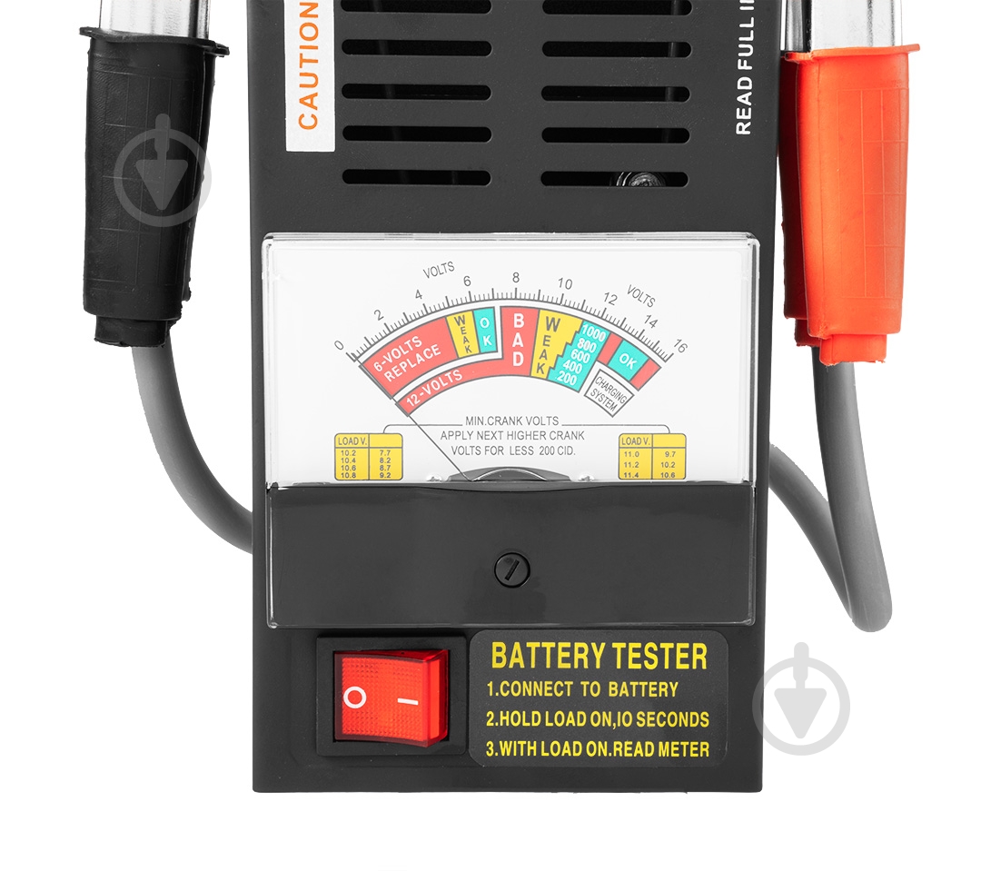 Тестер NEO tools акумулятора 6-12 В 100 А 11-984 - фото 4