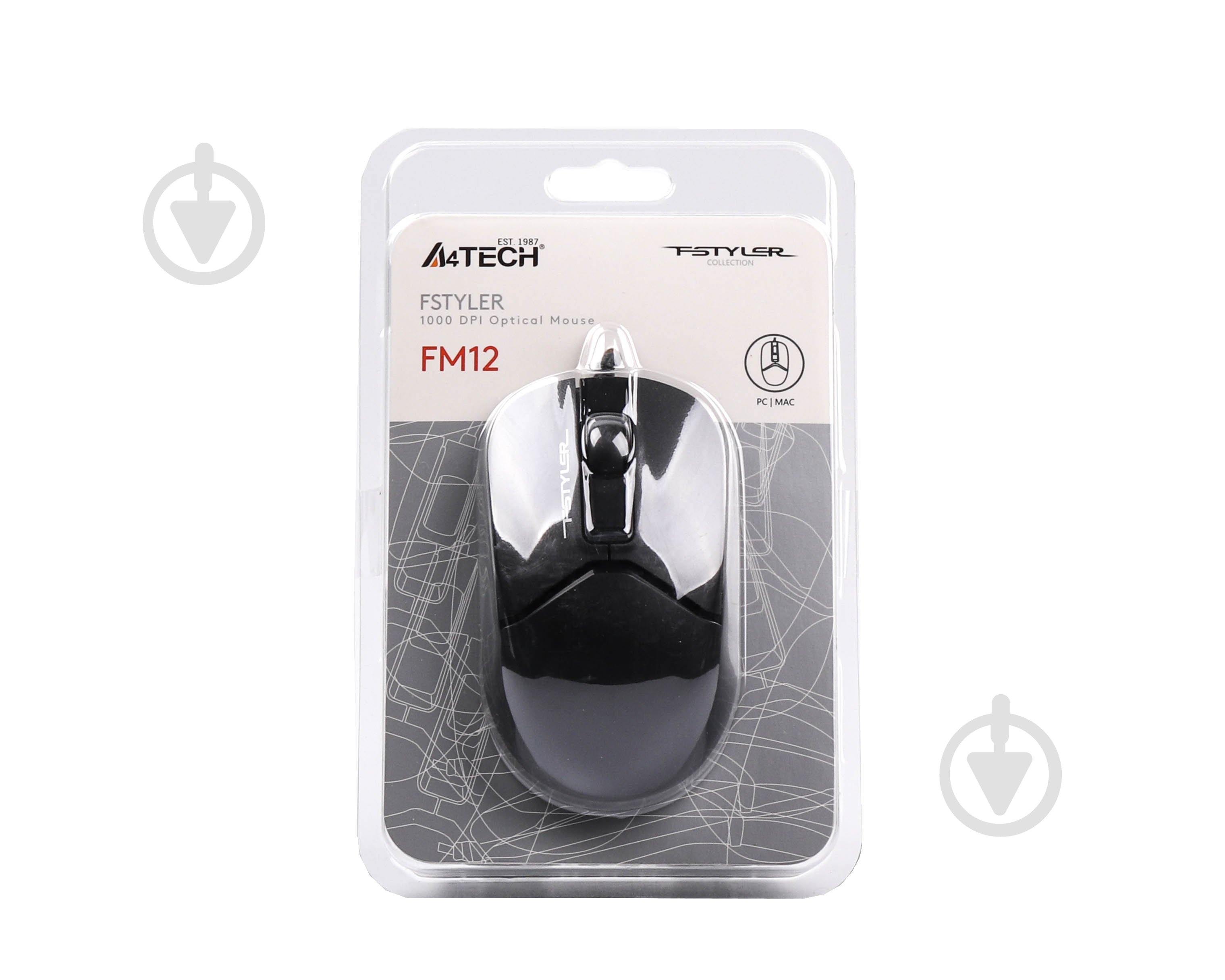 Миша A4Tech FM12 (Black) Fstyler USB - фото 6 Миша A4Tech FM12 (Black) Fstyler USB - фото 6
