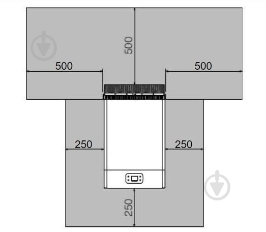 Газова колонка Riello із закритою камерою згоряння турбірована електронне запалення MINI 17 LN (20143051) - фото 5 Газова колонка Riello із закритою камерою згоряння турбірована електронне запалення MINI 17 LN (20143051) - фото 5