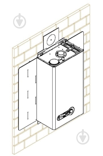 Газова колонка Riello із закритою камерою згоряння турбірована електронне запалення MINI 17 LN (20143051) - фото 2 Газова колонка Riello із закритою камерою згоряння турбірована електронне запалення MINI 17 LN (20143051) - фото 2