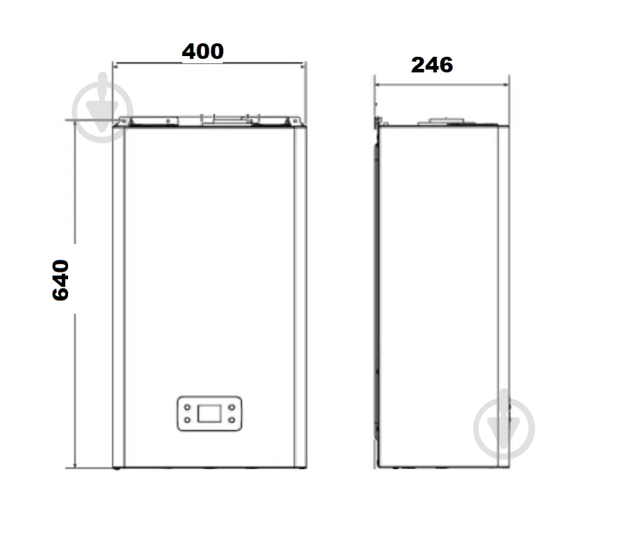 Газова колонка Riello із закритою камерою згоряння турбірована електронне запалення MINI 17 LN (20143051) - фото 3 Газова колонка Riello із закритою камерою згоряння турбірована електронне запалення MINI 17 LN (20143051) - фото 3