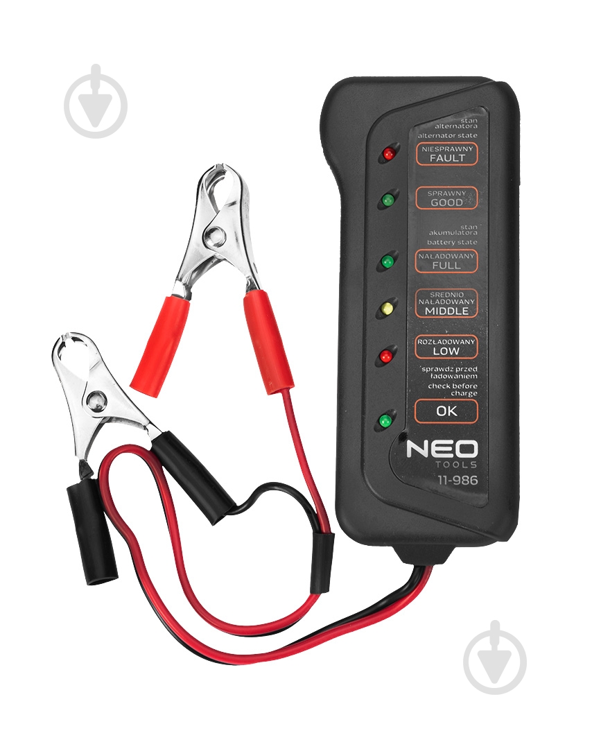 Тестер аккумулятора NEO tools 11-986 - фото 3
