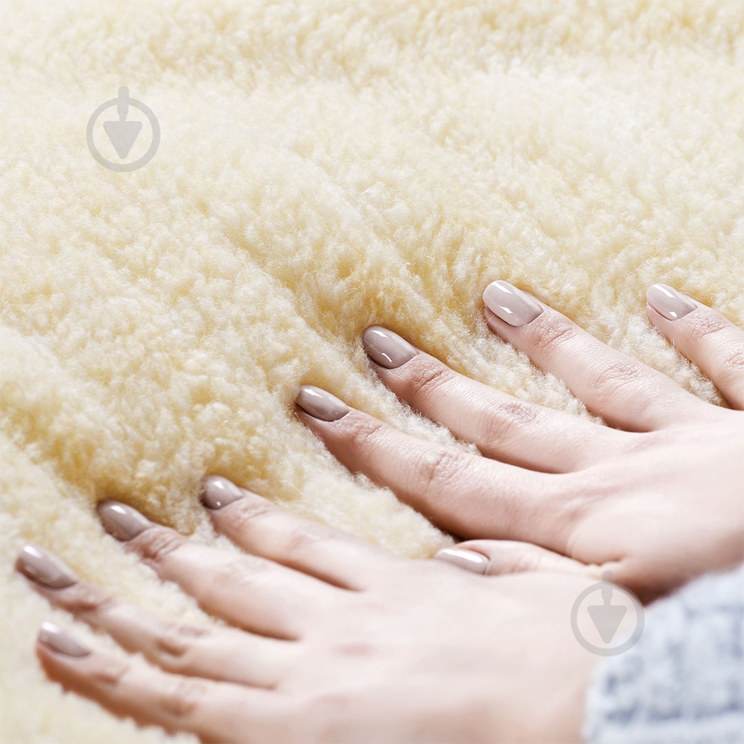 Наматрасник IDEIA Wool молочный 90x200 см - фото 9