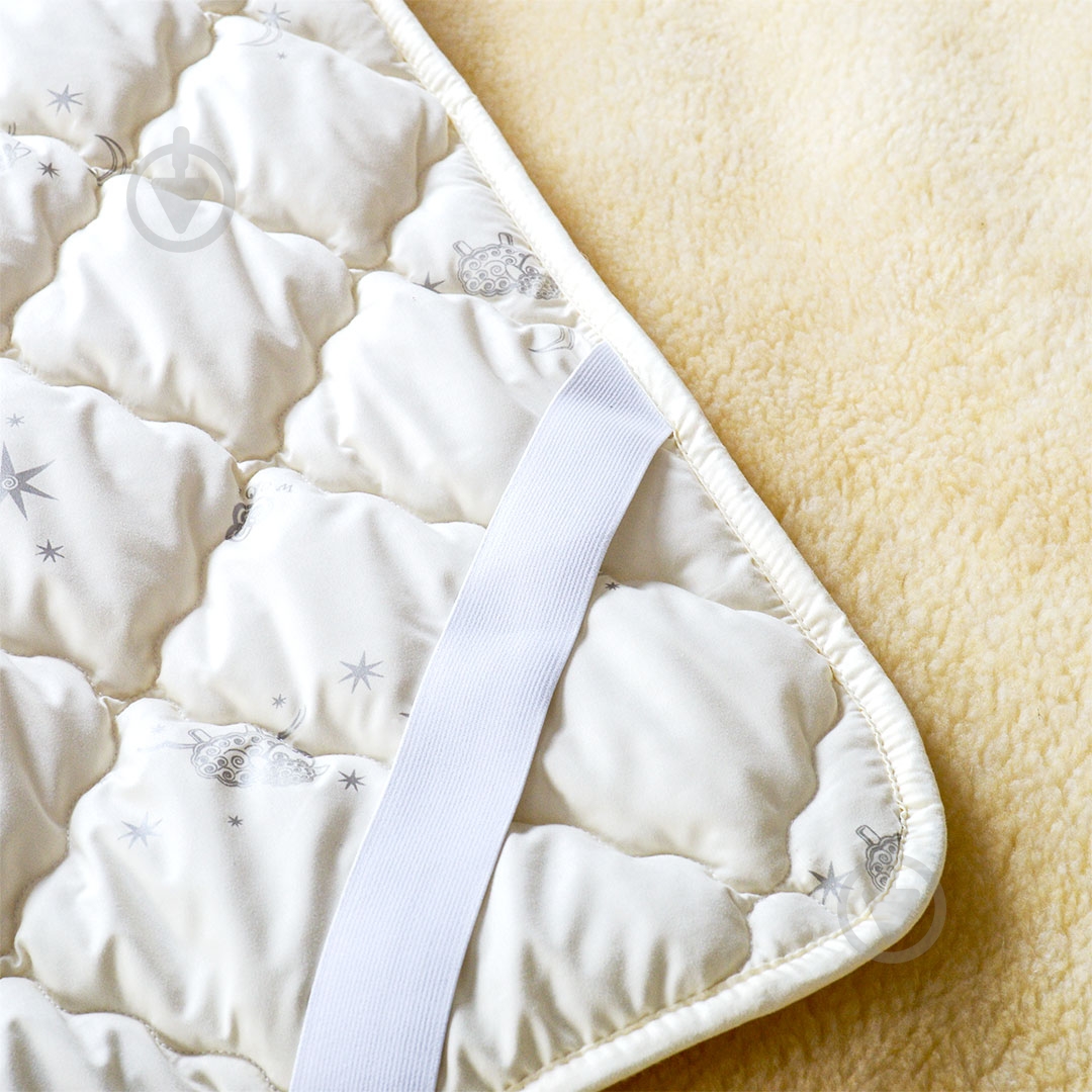 Наматрасник IDEIA Wool молочный 90x200 см - фото 8