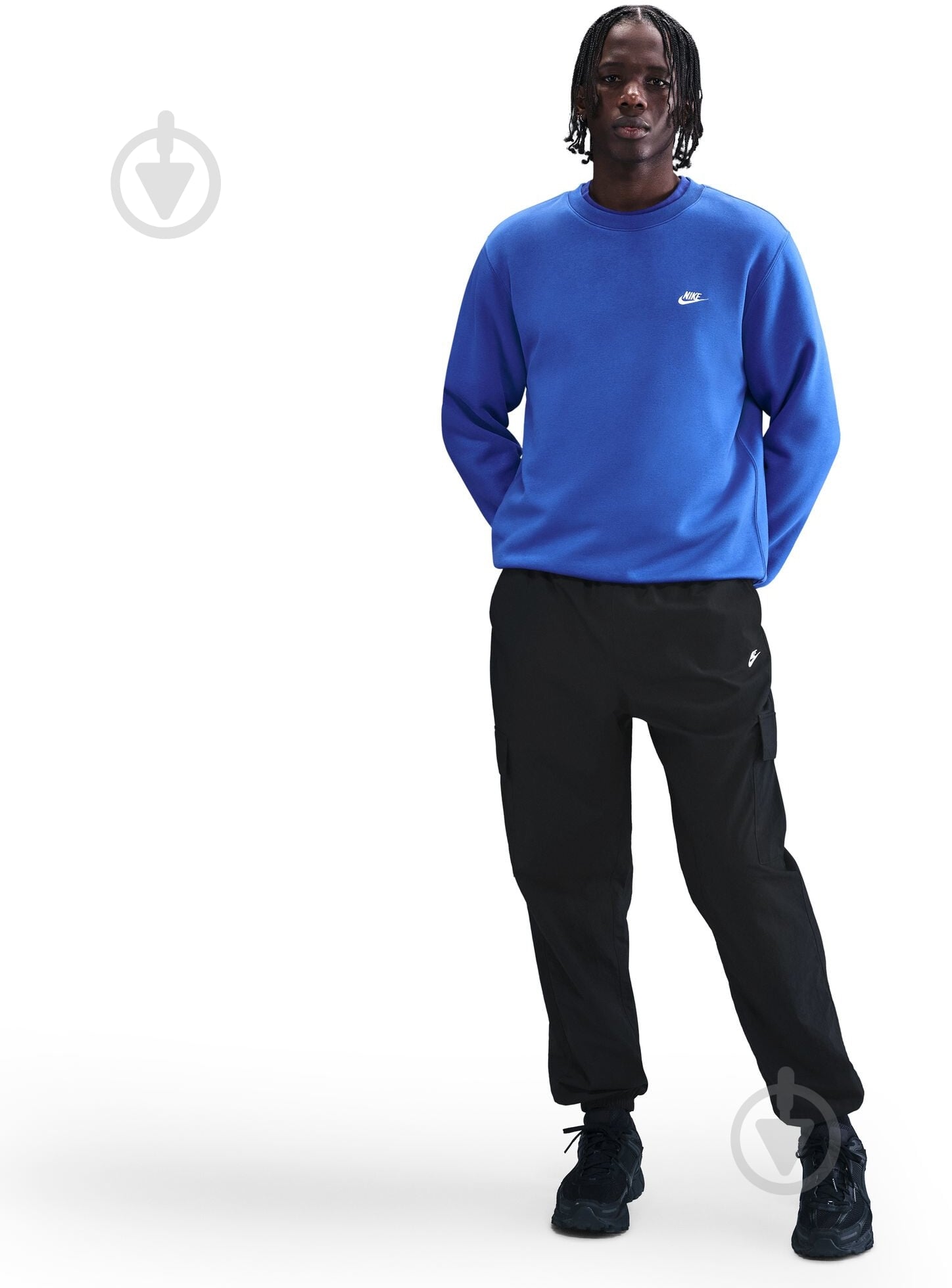 Штани Nike M NK CLUB WVN CARGO PANT HJ1990-010 р. XL чорний - фото 2