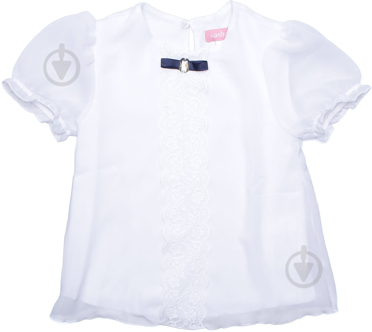 Блуза Sasha 4706 р.134 белый - фото 1 Блуза Sasha 4706 р.134 белый - фото 1