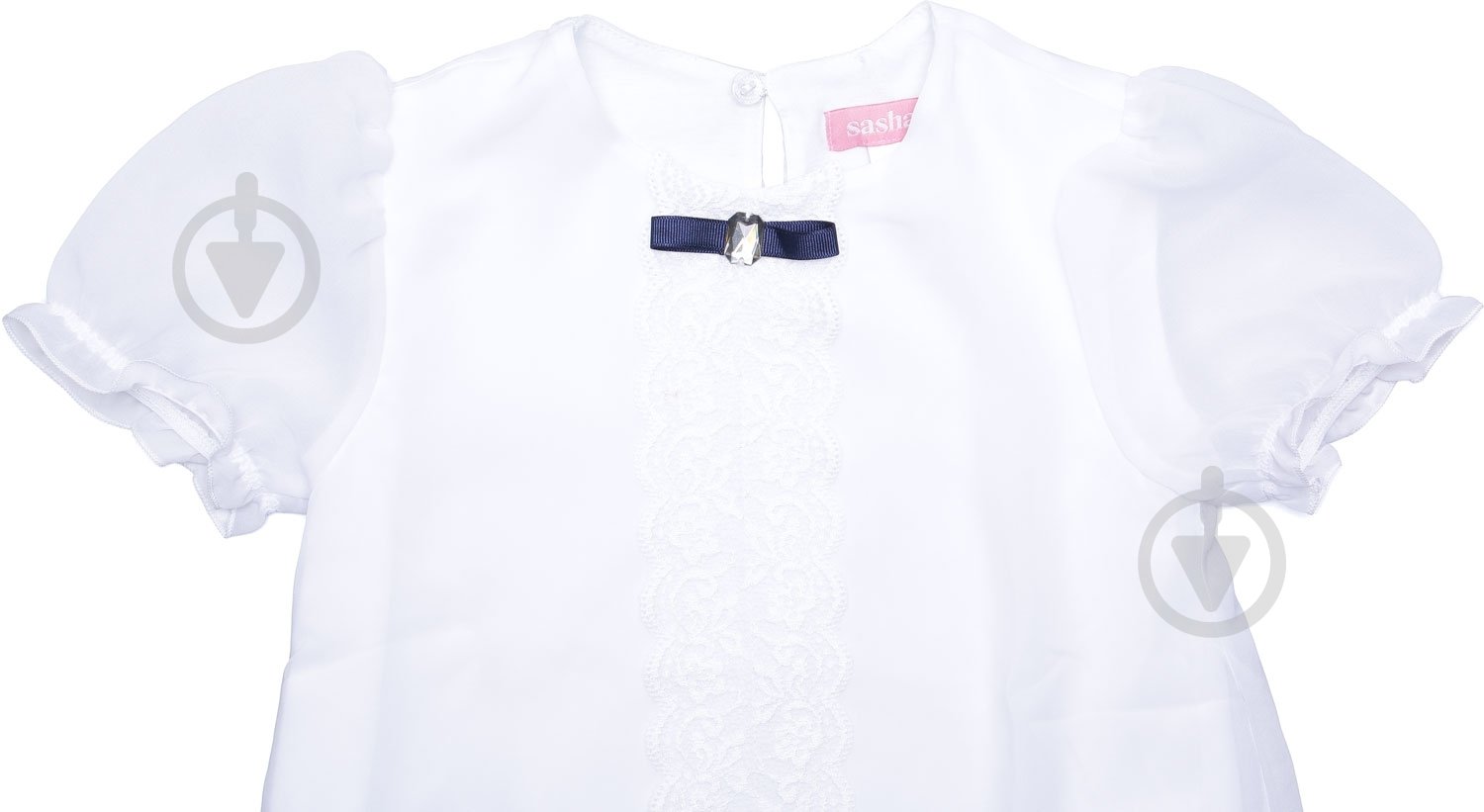 Блуза Sasha 4706 р.134 белый - фото 3 Блуза Sasha 4706 р.134 белый - фото 3