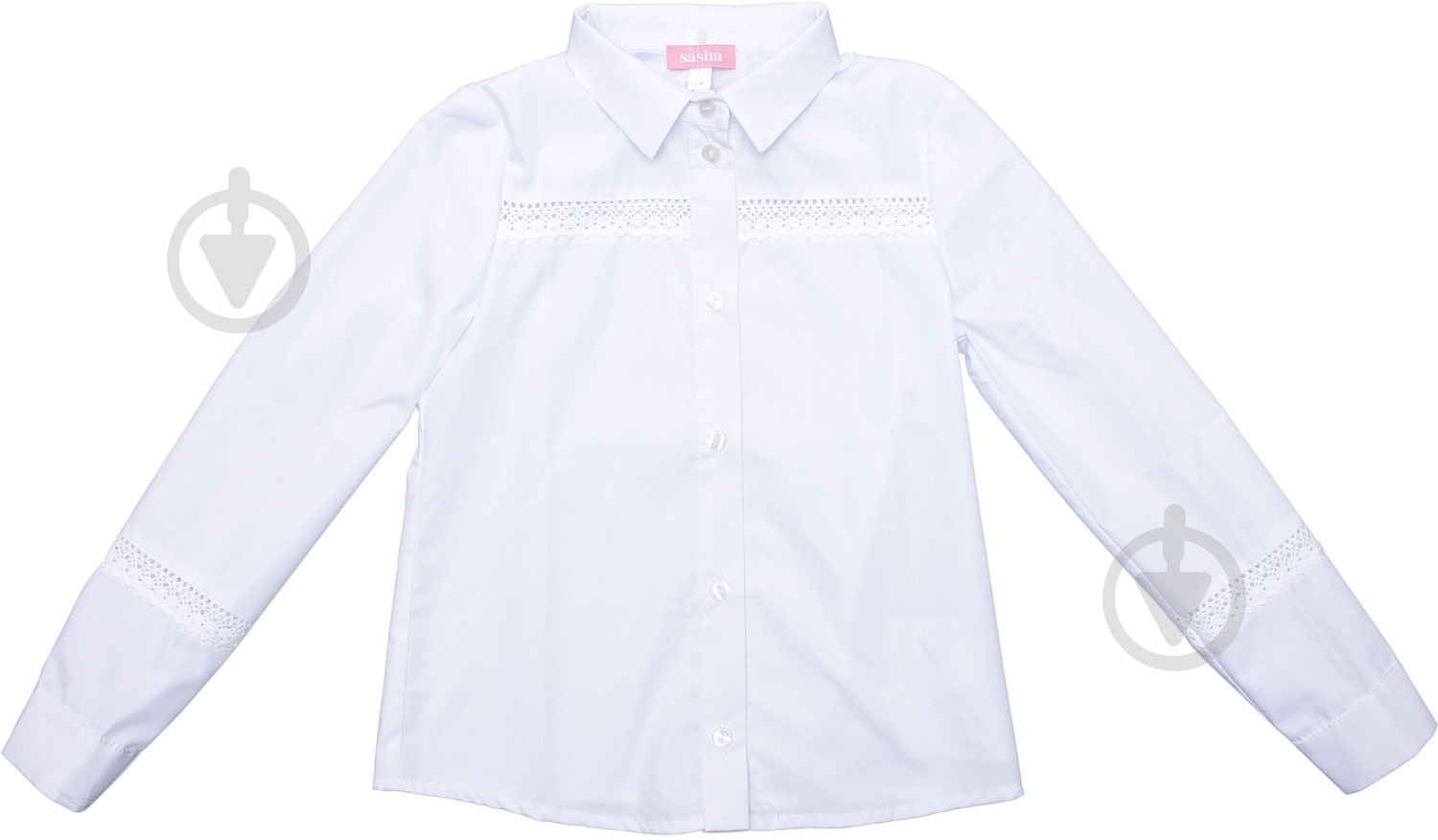 Блуза Sasha 4708 р.128 белый - фото 2