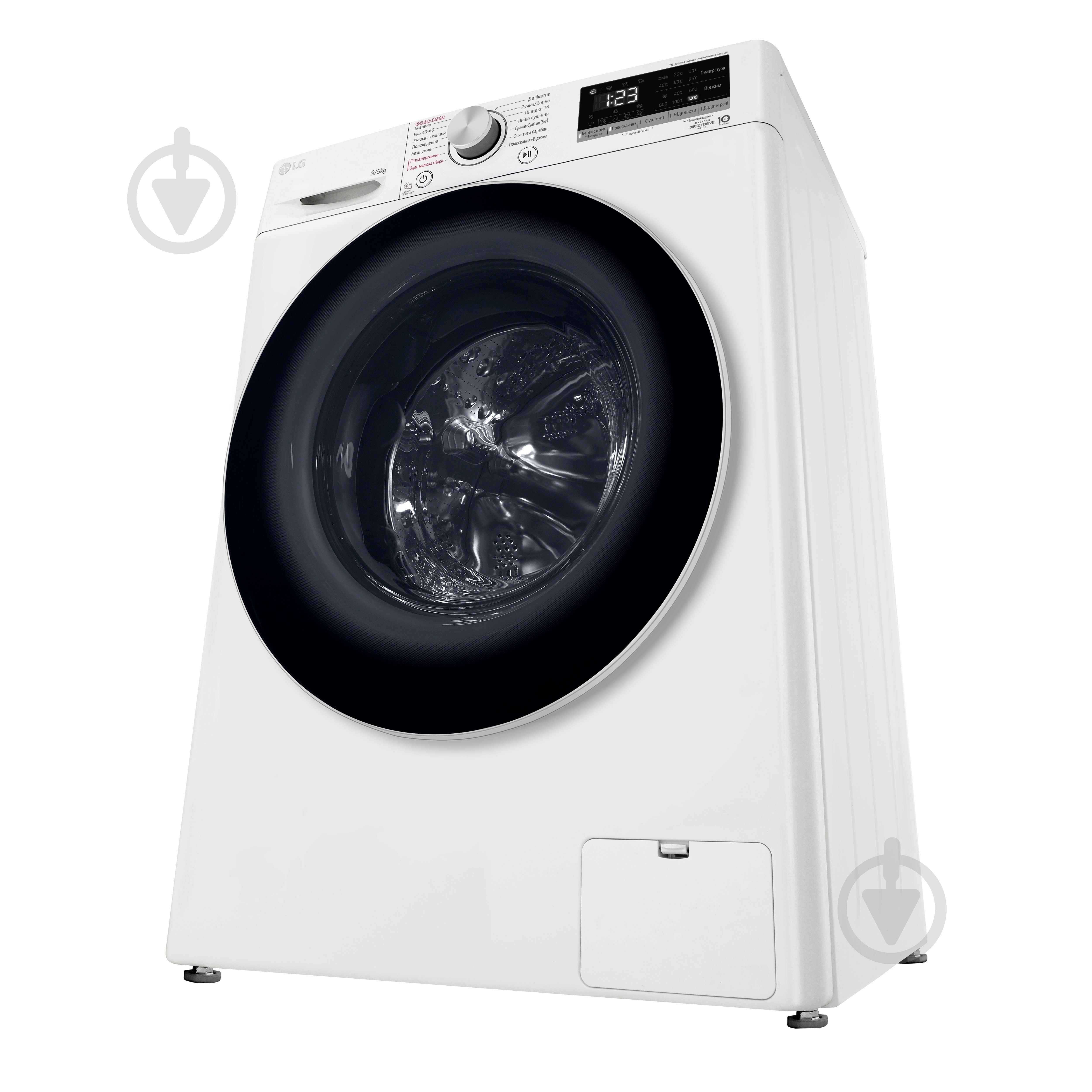 Пральна машина із сушкою LG F2V3FG0W - фото 4