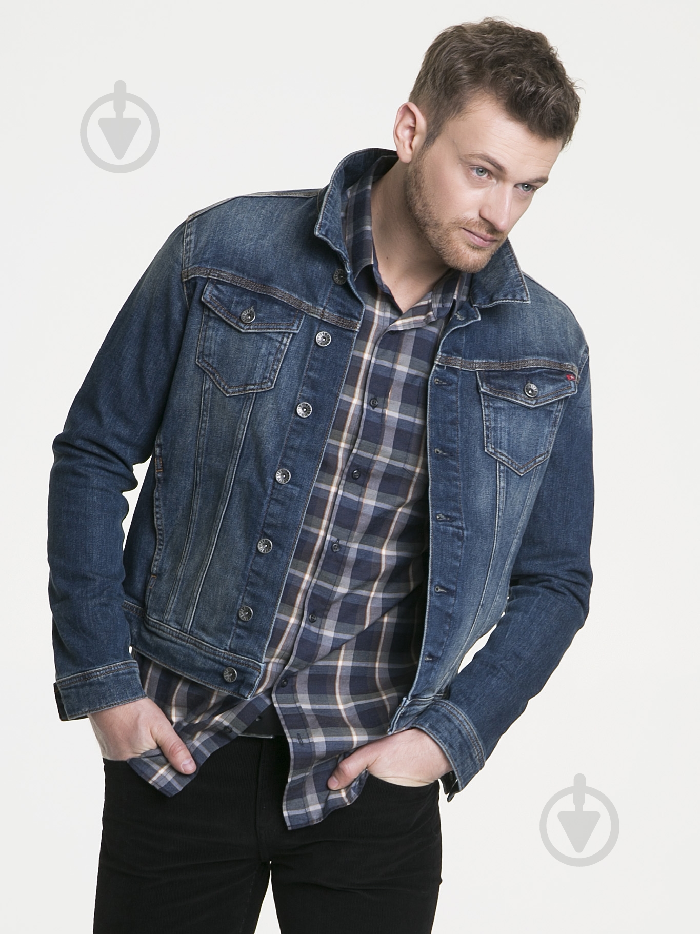Куртка мужская демисезонная Big Star Ralph 130164646 р.XL темно-синяя - фото 1