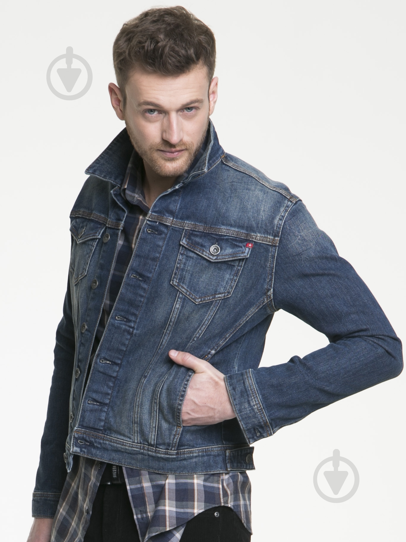 Куртка мужская демисезонная Big Star Ralph 130164646 р.XL темно-синяя - фото 3