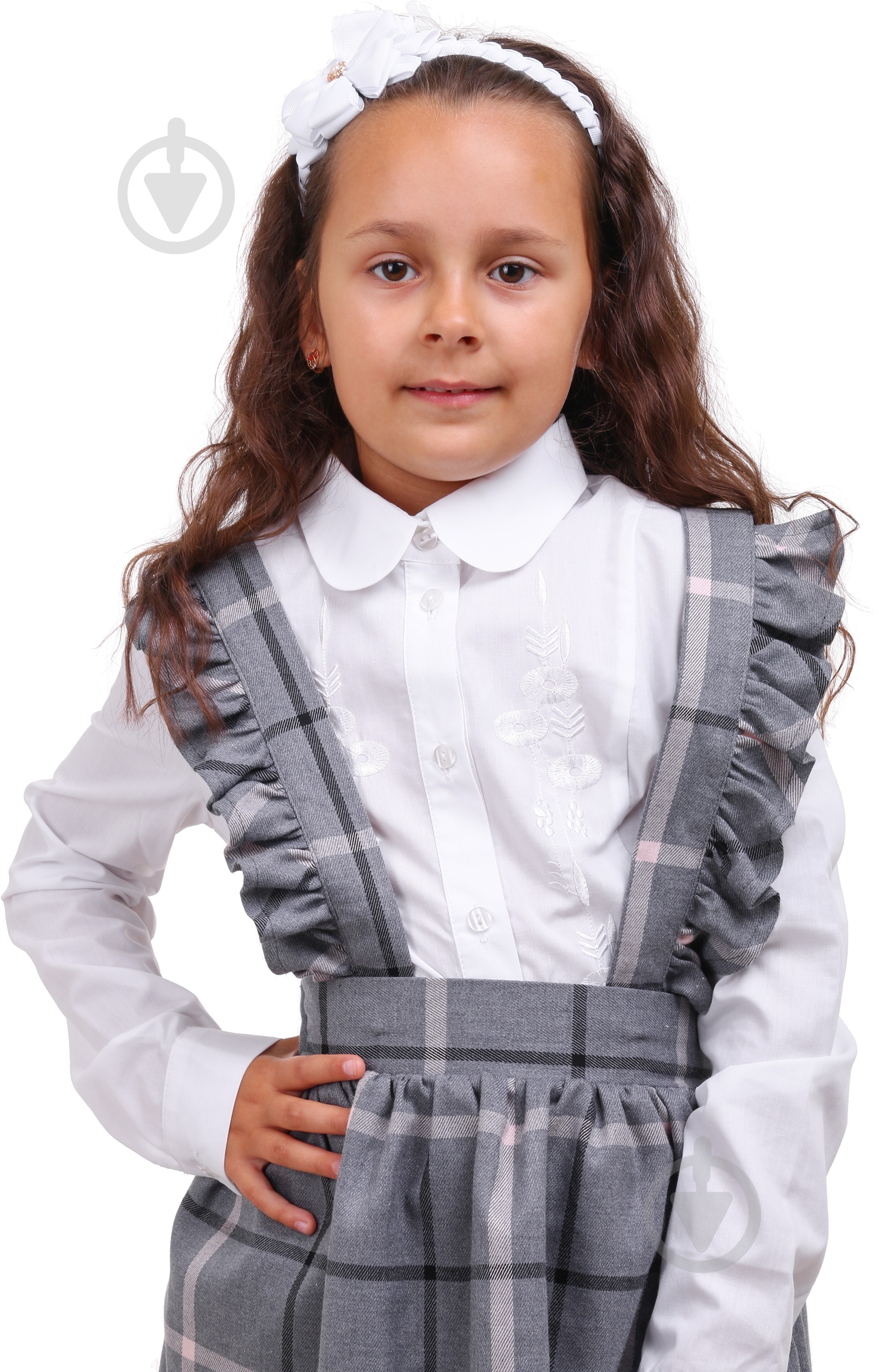 Юбка Sasha р.122 серый - фото 5