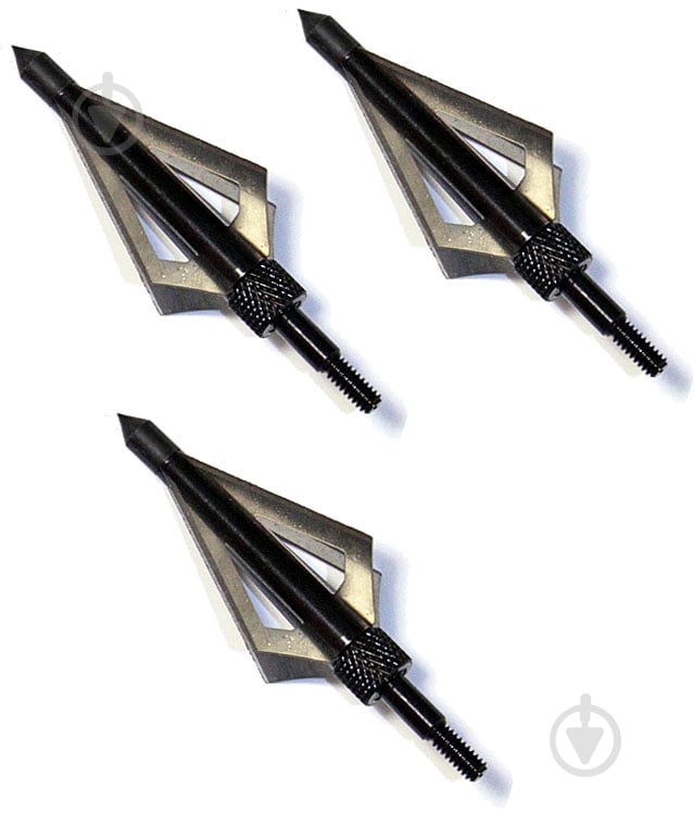 Наконечник для стріл Man Kung MK-4BAL, 4 леза, (3 шт/уп) - фото 1