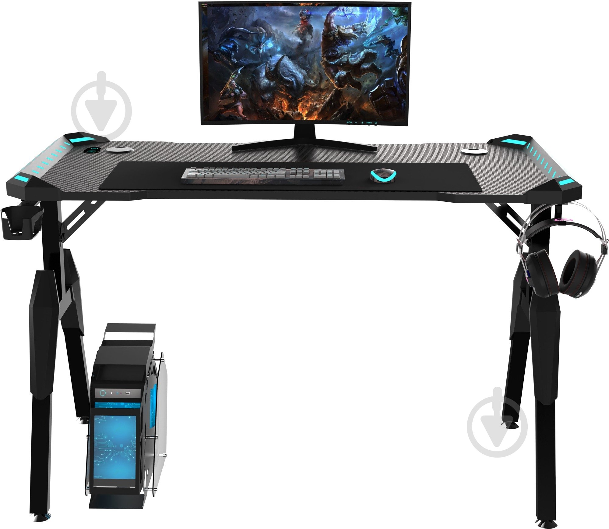 Стол компьютерный GT Racer T-1444 - фото 2 Стол компьютерный GT Racer T-1444 - фото 2