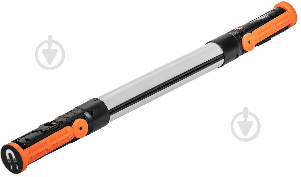 Фонарь NEO tools инспекционный 2х350 люмен, 2х45 Вт, USB, 2х2200 мАч, 3.7 Li-ion, SMD LED, 6 магнитов в подставке (99-047) 700 Lm черный 99-047 - фото 1