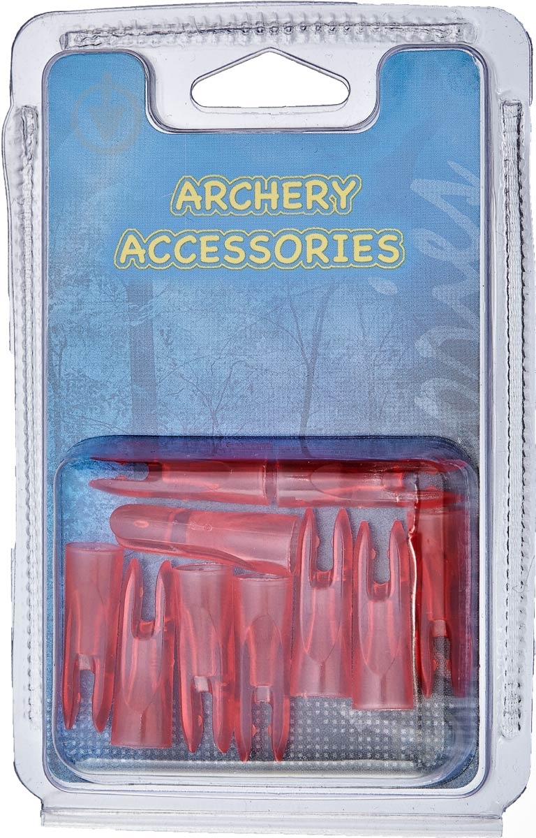 Хвостовик для стрел Man Kung AAL30 алюминиевых, (10 шт / уп) ц: красный - фото 1