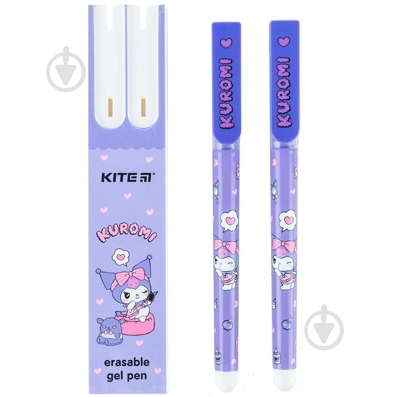 Набор ручек гелевых KITE пиши-стирай 2 шт. HK24-069-1 - фото 2 Набор ручек гелевых KITE пиши-стирай 2 шт. HK24-069-1 - фото 2