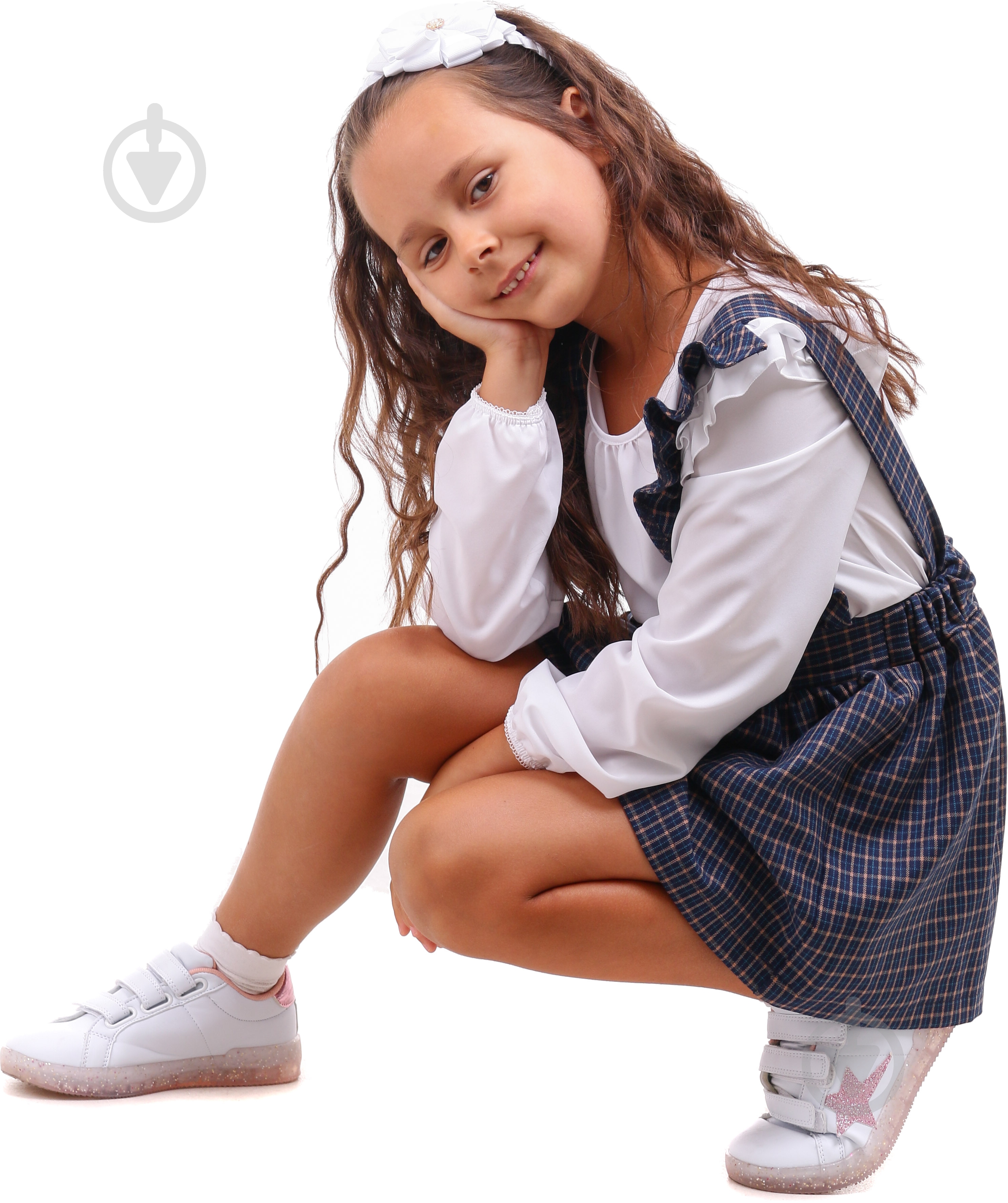 Юбка школьная 4454/3 Sasha р.134 синий - фото 5