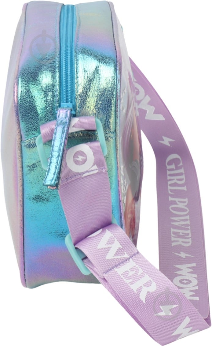 Сумка блестящая «Глиттер» фиолетовый - фото 3