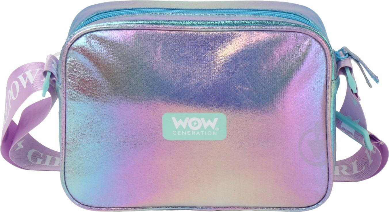 Сумка блестящая «Глиттер» фиолетовый - фото 4