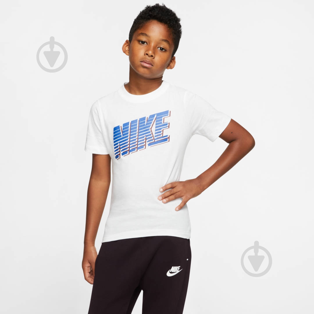 Футболка Nike NSW Tee Block CU4570-100 р.S белый - фото 4 Футболка Nike NSW Tee Block CU4570-100 р.S белый - фото 4