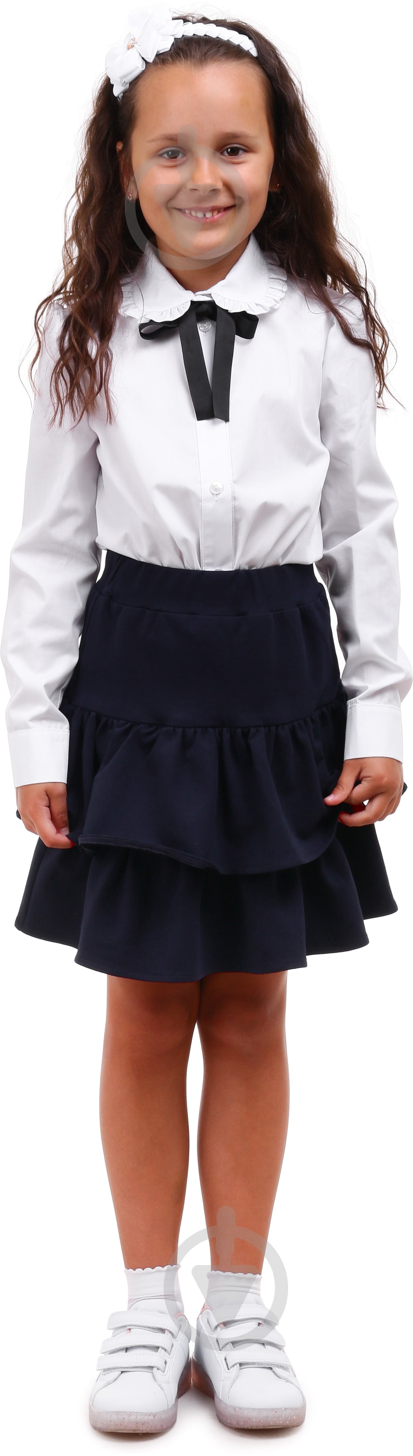 Юбка 4716 Sasha р.128 синий - фото 1