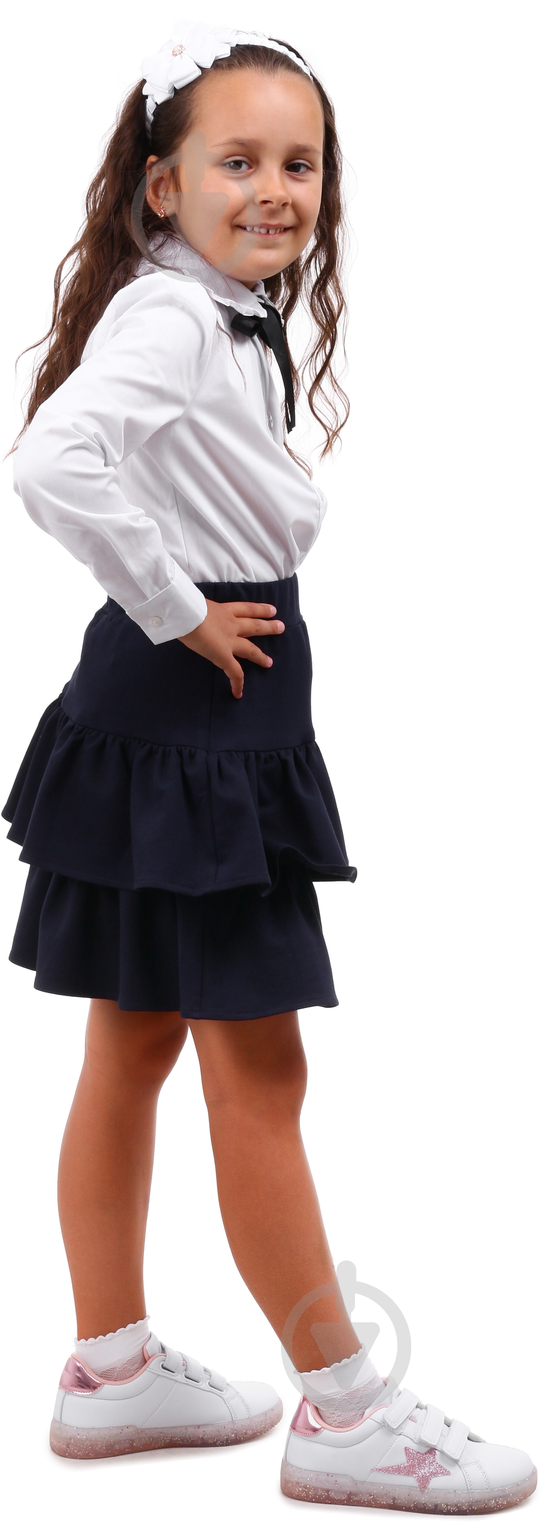 Юбка 4716 Sasha р.128 синий - фото 3