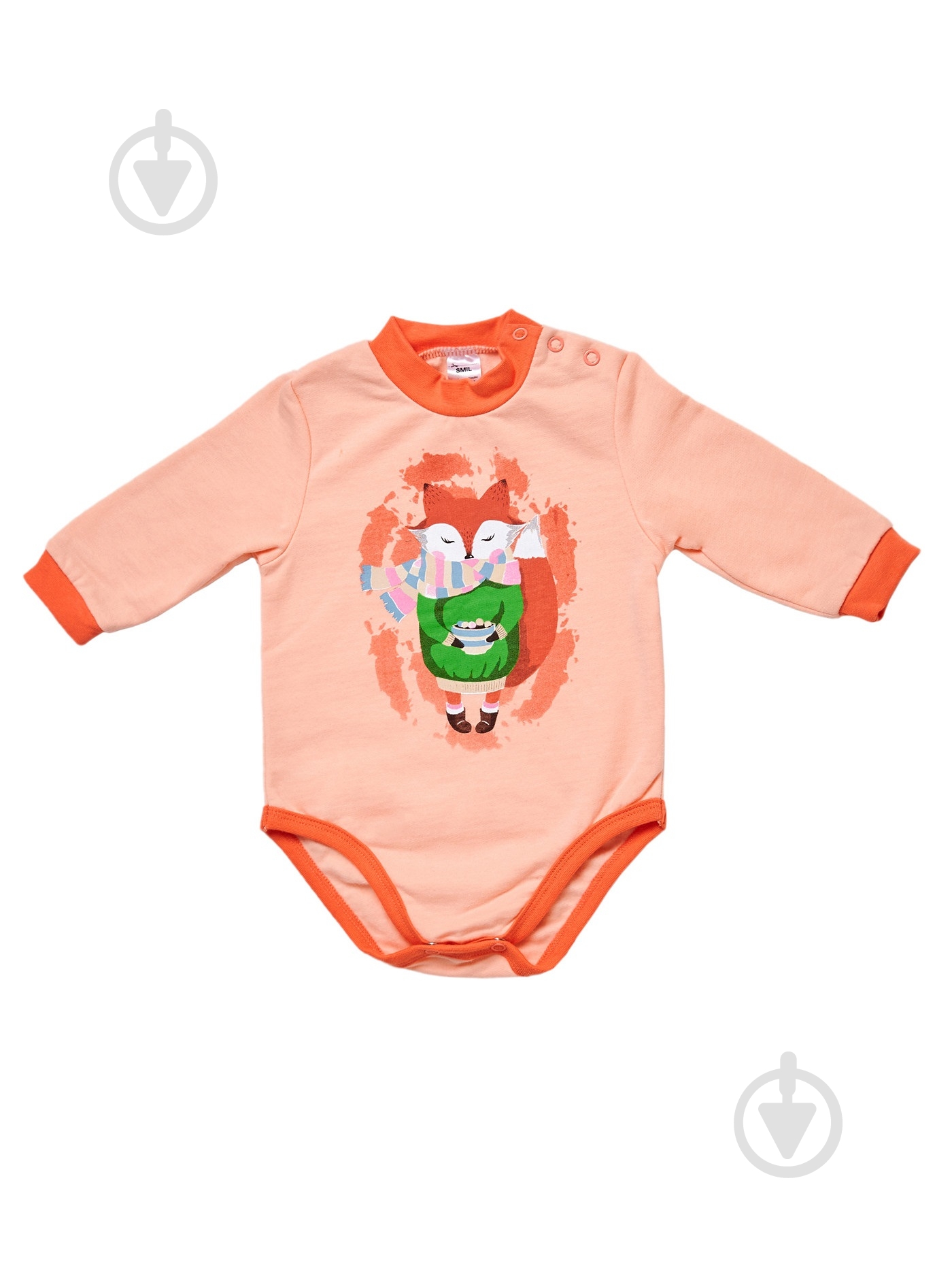 Боди для девочки Smil 102755 р.68 персиковый 102755 - фото 1 Боди для девочки Smil 102755 р.68 персиковый 102755 - фото 1