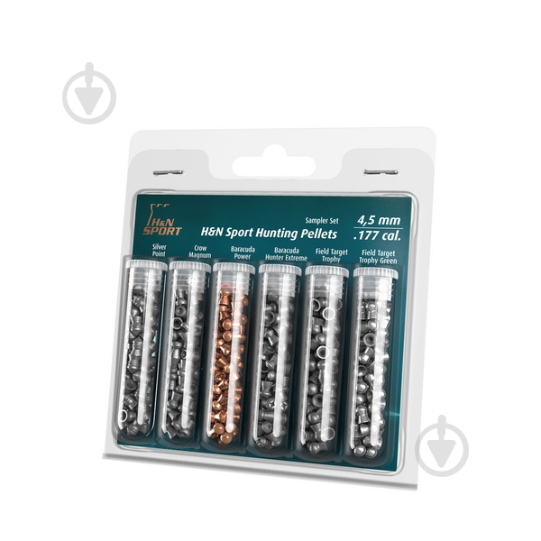 Кулі пневматичні H&N HUNTING PELLETS 4,5 ММ ТЕСТОВИЙ НАБІР. - фото 1 Кулі пневматичні H&N HUNTING PELLETS 4,5 ММ ТЕСТОВИЙ НАБІР. - фото 1