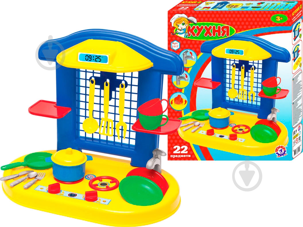 Игровой набор ТехноК Кухня 2 2117 - фото 1 Игровой набор ТехноК Кухня 2 2117 - фото 1