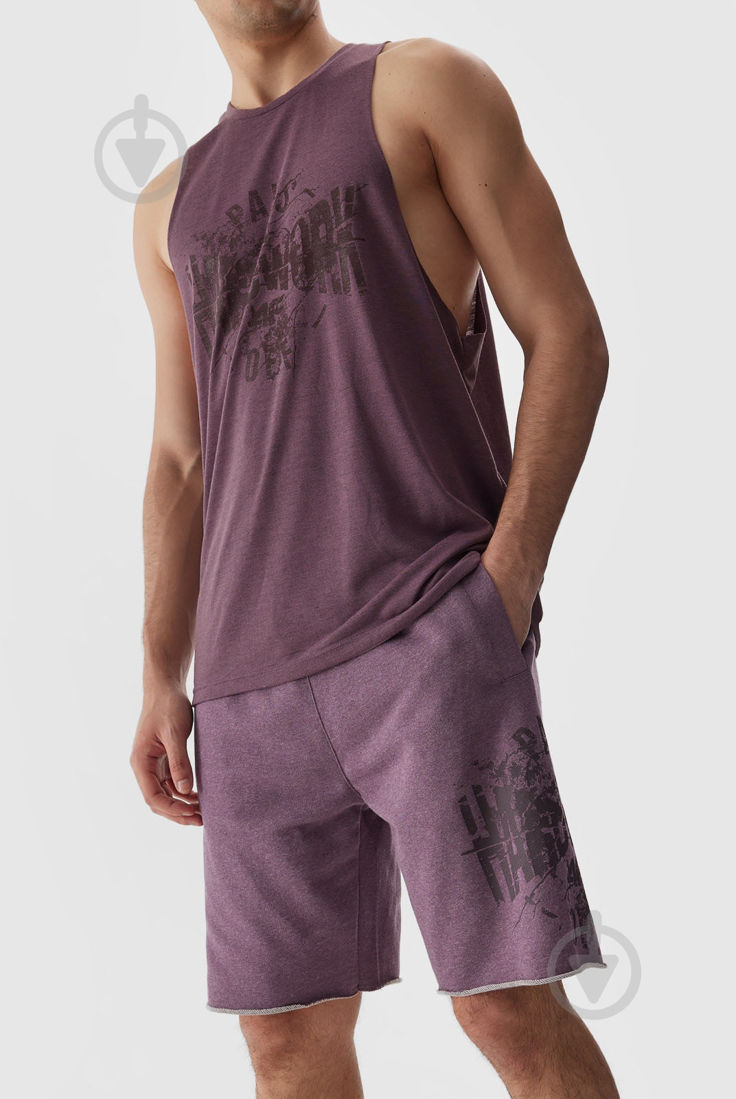 Шорты 4F SHORTS FNK M531 4FRAW23TFSHM531-60M р. S фиолетовый - фото 1