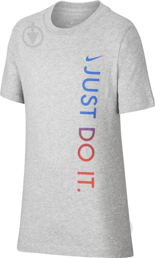 Футболка Nike U NSW TEE JDI VERTICAL CU4571-063 р.M серый - фото 1 Футболка Nike U NSW TEE JDI VERTICAL CU4571-063 р.M серый - фото 1