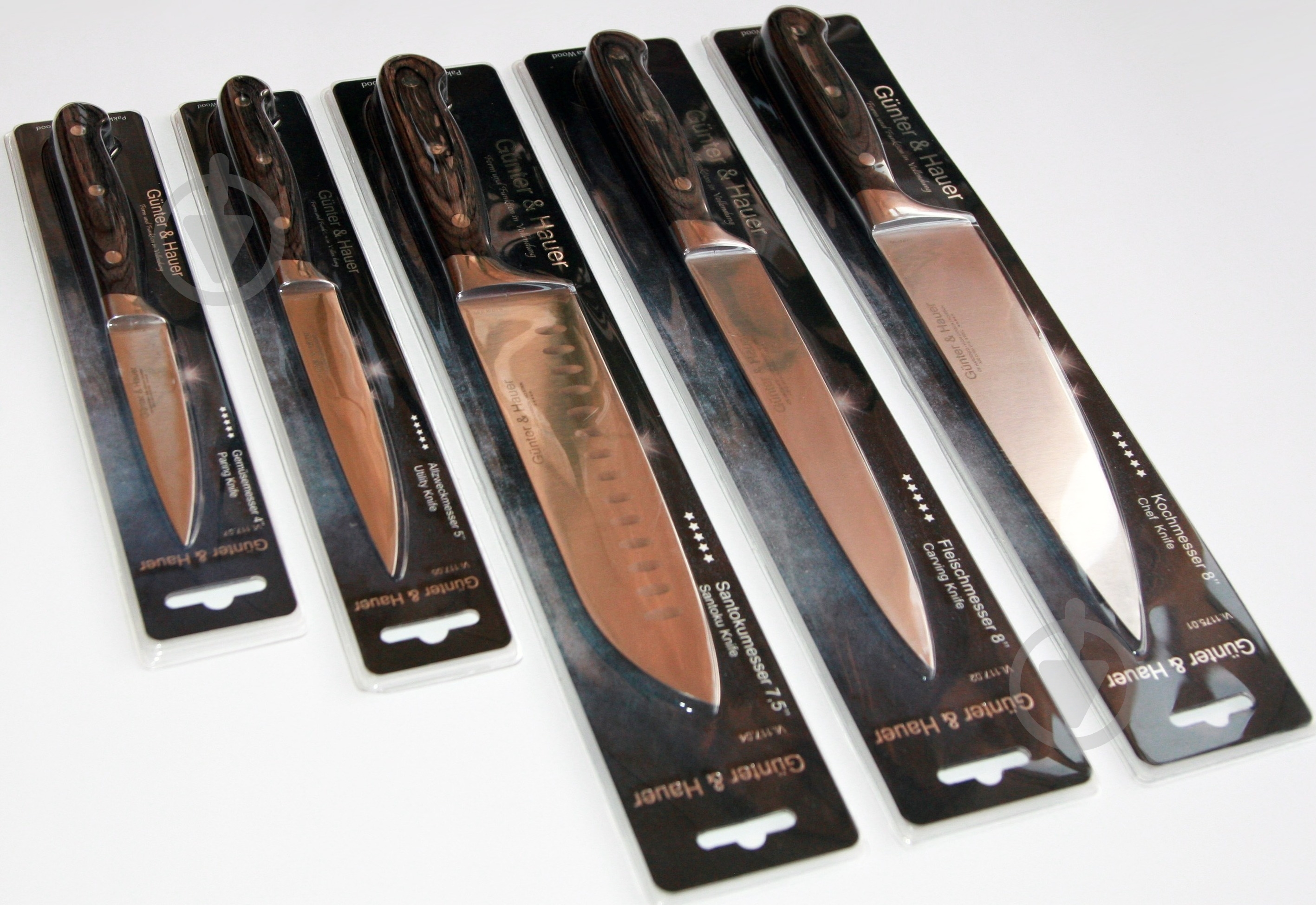Набор ножей Gunter&Hauer 5 предметов Vi.117.SET - фото 3 Набор ножей Gunter&Hauer 5 предметов Vi.117.SET - фото 3