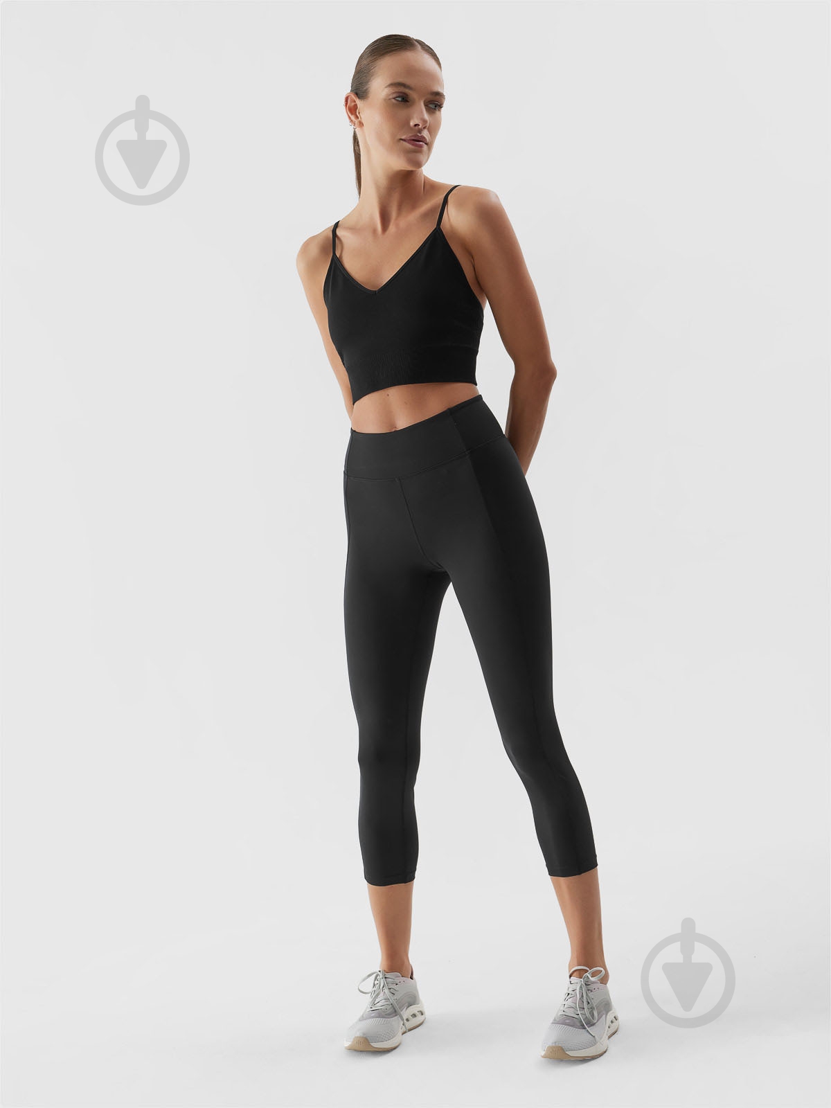 Лосины 4F TIGHTS FNK F214 4FRAW23TFTIF214-20S р.XS черный - фото 1