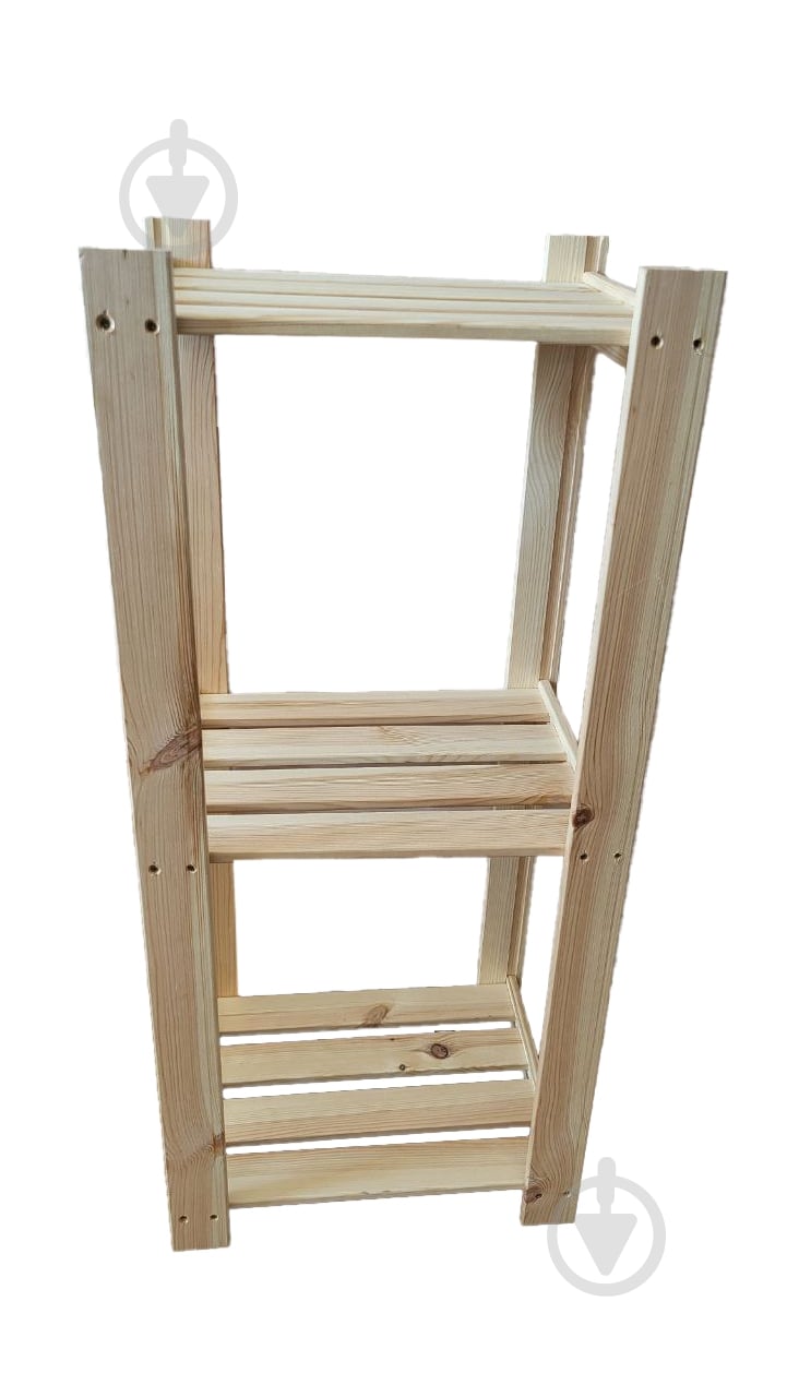 Стеллаж деревянный 900x400x300 мм T.Marco дерево полки 3 шт. - фото 1